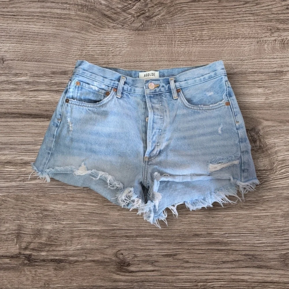 Agolde Parker Vintage Cut Off Short In Animate